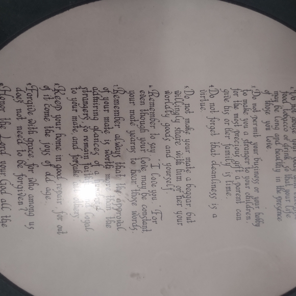 Antique framed wall picture , wedding gift,  marriage - Picture 8 of 11